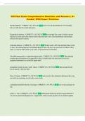 GIS Final Exam Comprehensive Questions and Answers &vert; A&plus;  Graded &vert; With Expert Solutions