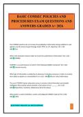BASIC COMSEC POLICIES AND PROCEDURES EXAM QUESTIONS AND ANSWERS GRADED A&plus; 2026