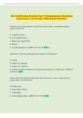 Esri Certification Practice Test 1 Comprehensive Questions  and Answers &vert; A&plus; Graded &vert; With Expert Solutions 