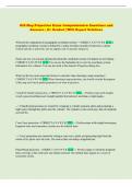 GIS Map Projection Exam Comprehensive Questions and  Answers &vert; A&plus; Graded &vert; With Expert Solutions 
