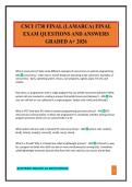 CSCI 1730 FINAL &lpar;LAMARCA&rpar; FINAL EXAM QUESTIONS AND ANSWERS GRADED A&plus; 2026