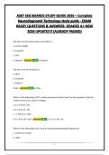 ASET EEG BOARDS STUDY GUIDE 2026 &ndash; Complete Neurodiagnostic Technology study guide - EXAM READY QUESTIONS & ANSWERS- GRADED A&plus;-NEW 2026 UPDATE&excl;&excl;&excl;&excl; &lpar;ALREADY PASSED&rpar;