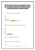 EEG 101 FINAL exam 2026 - Neurodiagnostic Technology- EXAM READY QUESTIONS & ANSWERS- GRADED A&plus;-NEW 2026 UPDATE&excl;&excl;&excl;&excl; &lpar;ALREADY PASSED&rpar;