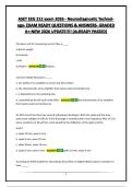 ASET EEG 212 exam 2026 - Neurodiagnostic Technology- EXAM READY QUESTIONS & ANSWERS- GRADED A&plus;-NEW 2026 UPDATE&excl;&excl;&excl;&excl; &lpar;ALREADY PASSED&rpar;