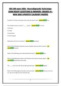 EEG 200 exam 2026 - Neurodiagnostic Technology- EXAM READY QUESTIONS & ANSWERS- GRADED A&plus;-NEW 2026 UPDATE&excl;&excl;&excl;&excl; &lpar;ALREADY PASSED&rpar;