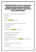 EEG BOARD PREP ASAP TEST 2026 - Complete Neurodiagnostic Technology study guide- EXAM READY QUESTIONS & ANSWERS- GRADED A&plus;-NEW 2026 UPDATE&excl;&excl;&excl;&excl; &lpar;ALREADY PASSED&rpar;