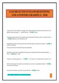 GAS HEAT ESCO EXAM QUESTIONS AND ANSWERS GRADED A&plus; 2026