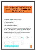 ICC GENERAL REQUIREMENTS &lpar;GR&rpar; EXAM QUESTIONS AND ANSWERS GRADED A&plus; 2026