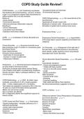 COPD Study Guide Review&excl;&excl;