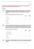  WGU D293 PRE-ASSESSMENT&colon; ASSESSMENT AND LEARNING ANALYTICS &lpar;PADB&rpar; &ndash; Questions and Answers &ndash; 2026 Update &vert; 100&percnt; Correct&period;