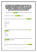 KETTERING TMC WORKBOOK 2026 &lpar;PATIENT ASSESSMENT&rpar;-RESPIRATORY THERAPY- actual exam QUESTIONS &plus; ANSWERS-latest 2026 update&excl;&excl;&excl;&excl;-exam ready&lpar;already passed&rpar;-graded A&plus;