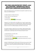 TMC EXAM 4 2026-RESPIRATORY THERAPY- actual exam QUESTIONS &plus; ANSWERS-latest 2026 update&excl;&excl;&excl;&excl;-exam ready&lpar;already passed&rpar;-graded A&plus;