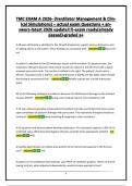 TMC EXAM A 2026- &lpar;Ventilator Management & Clinical Simulations&rpar; &ndash; actual exam Questions &plus; answers-latest 2026 update&excl;&excl;&excl;&excl;-exam ready&lpar;already passed&rpar;-graded a&plus;