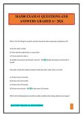 MA500 EXAM &num;1 QUESTIONS AND ANSWERS GRADED A&plus; 2026
