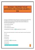 MAN4162 Exam Package Deal Questions and Verified Answers &lpar;2025 &sol; 2026&rpar;