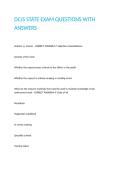 DCJS STATE EXAM QUESTIONS WITH ANSWERS