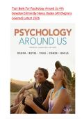 Test Bank For Psychology Around Us 4th Canadian Edition By Nancy Ogden &lpar;All Chapters Covered&rpar; Latest 2026