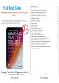 Test Bank for Hamric & Hanson's Advanced Practice Nursing&comma; 7th Edition&period; Covers history and evolution of advanced practice nursing