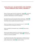 NUR 125 EXAM 1 &vert; 86 QUESTIONS AND ANSWERS WITH COMPLETE SOLUTIONS &vert; GRADED A&plus;