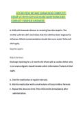 ATI RN PEDS RETAKE EXAM 2026 COMPLETE EXAM V2 WITH ACTUAL EXAM QUESTIONS AND CORRECT VERIFIED ANSWERS 