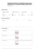 HONDROS NUR 150 EXAM 1 &lpar;2025&sol;2026&rpar; Updated&colon; EXAM QUESTIONS WITH ACCURATE ANSWERS &vert; GET IT RIGHT&excl;&excl;