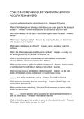 COM EXAM 2 REVIEW QUESTIONS WITH VERIFIED ACCURATE ANSWERS