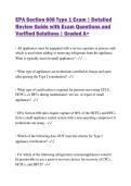 EPA Section 608 Type 1 Exam &vert; Detailed Review Guide with Exam Questions and Verified Solutions &vert; Graded A&plus;