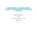 WGU D180 TASK 3&colon; &vert;PASSED ON FIRST  ATTEMPT &vert;LATEST UPDATE WITH COMPLETE SOLUTION