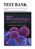 TEST BANK NESTER'S MICROBIOLOGY&colon; A HUMAN PERSPECTIVE&comma; 10TH  EDITION Denise Anderson&comma; Sarah Salm&comma; Mira Beins&comma; Eugene Nester and Deborah Allen