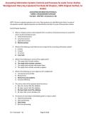 Accounting Information Systems Controls and Processes 3e Leslie Turner Andrea  Weickgenannt Mary Kay Copeland &lpar;Test Bank All Chapters&comma; 100&percnt; Original Verified&comma; A&plus;  Grade&rpar;NEW UPDATES&vert;2026&sol;2027
