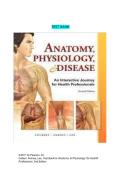 Test Bank For Anatomy&comma; Physiology and Disease &lpar;2nd Edition&rpar; &ndash; Comprehensive Study Notes and Exam Preparation Material