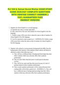 Pel 184 IL School Social Worker EXAM STUDY  GUIDE 2026&sol;2027 COMPLETE QUESTIONS  WITH VERIFIED CORRECT ANSWERS &vert;&vert;  100&percnt; GUARANTEED PASS  <NEWEST VERSION> 