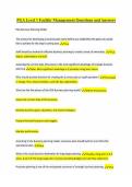PGA Level 1 Facility Management Questions and Answers 