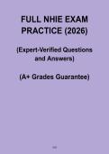 Full NHIE Exam Practice 2026 PDF &ndash; Complete National Home Inspector Practice Test