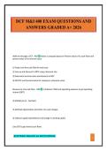 DCF M&I 400 EXAM QUESTIONS AND ANSWERS GRADED A&plus; 2026