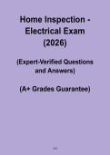 Home Inspection &ndash; Electrical Exam 2026 PDF &ndash; Complete Study Guide & Practice Test