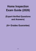 Home Inspection Exam Guide 2026 PDF &ndash; Complete Study Guide & Practice Test