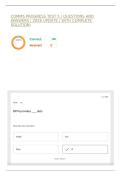 COMMS PROGRESS TEST 5 &vert; QUESTIONS AND ANSWERS &vert; 2026 UPDATE &vert; WITH COMPLETE SOLUTION&excl;