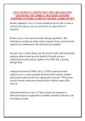 CISCO MODULE 4&colon; PROTECTING THE ORGANIZATION  QUESTIONS AND CORRECT DETAILED ANSWERS  &lpar;VERIFIED ANSWERS&rpar; &vert;ALREADY GRADED A&plus;&vert;&vert;BRAND NEW
