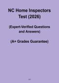 NC Home Inspectors Test 2026 PDF &ndash; Complete Study Guide & Practice Exam