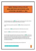 NR511 WEEK 8 FINAL EXAM DESCRIPTION QUESTIONS AND ANSWERS GRADED A&plus; 2026