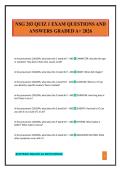 NSG 203 QUIZ 1 EXAM QUESTIONS AND ANSWERS GRADED A&plus; 2026