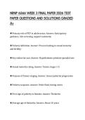 NRNP 6566 WEEK 3 FINAL PAPER 2026 TEST PAPER QUESTIONS AND SOLUTIONS GRADED A&plus;