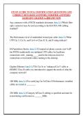 STUDY GUIDE TO FOA CERTIFICATION QUESTIONS AND  CORRECT DETAILED ANSWERS &lpar;VERIFIED ANSWERS&rpar;  &vert;ALREADY GRADED A&plus;&vert;&vert;BRAND NEW