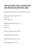 NRNP 6566 WEEK 11 FINAL EXAM EXAM PREP 2026 PRACTICE SOLUTION STUDY GUIDE