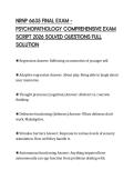 NRNP 6635 FINAL EXAM &ndash; PSYCHOPATHOLOGY COMPREHENSIVE EXAM SCRIPT 2026 SOLVED QUESTIONS FULL SOLUTION