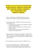 TN Ethics and Jurisprudence EXAM STUDY  GUIDE 2026&sol;2027 COMPLETE QUESTIONS  WITH VERIFIED CORRECT ANSWERS &vert;&vert;  100&percnt; GUARANTEED PASS  <NEWEST VERSION> 
