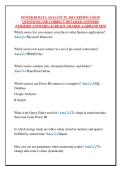 POWER BI DATA ANALYST PL-300 CERTIFICATION  QUESTIONS AND CORRECT DETAILED ANSWERS  &lpar;VERIFIED ANSWERS&rpar; &vert;ALREADY GRADED A&plus;&vert;&vert;BRAND NEW
