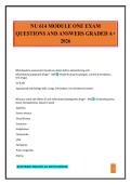 NU 614 MODULE ONE EXAM QUESTIONS AND ANSWERS GRADED A&plus; 2026