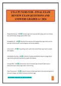 UTA CP2 NURS 5338 - FINAL EXAM REVIEW EXAM QUESTIONS AND ANSWERS GRADED A&plus; 2026
